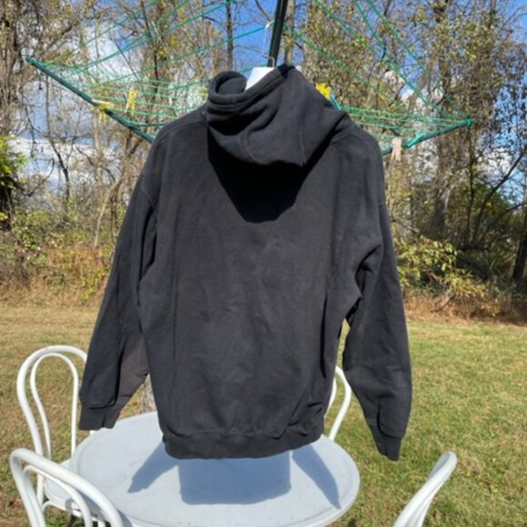 Salem MA black hoodie with skulls 2012, 50" chest, 27" length - Picture 2 of 3